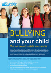 Bullying and your child booklet